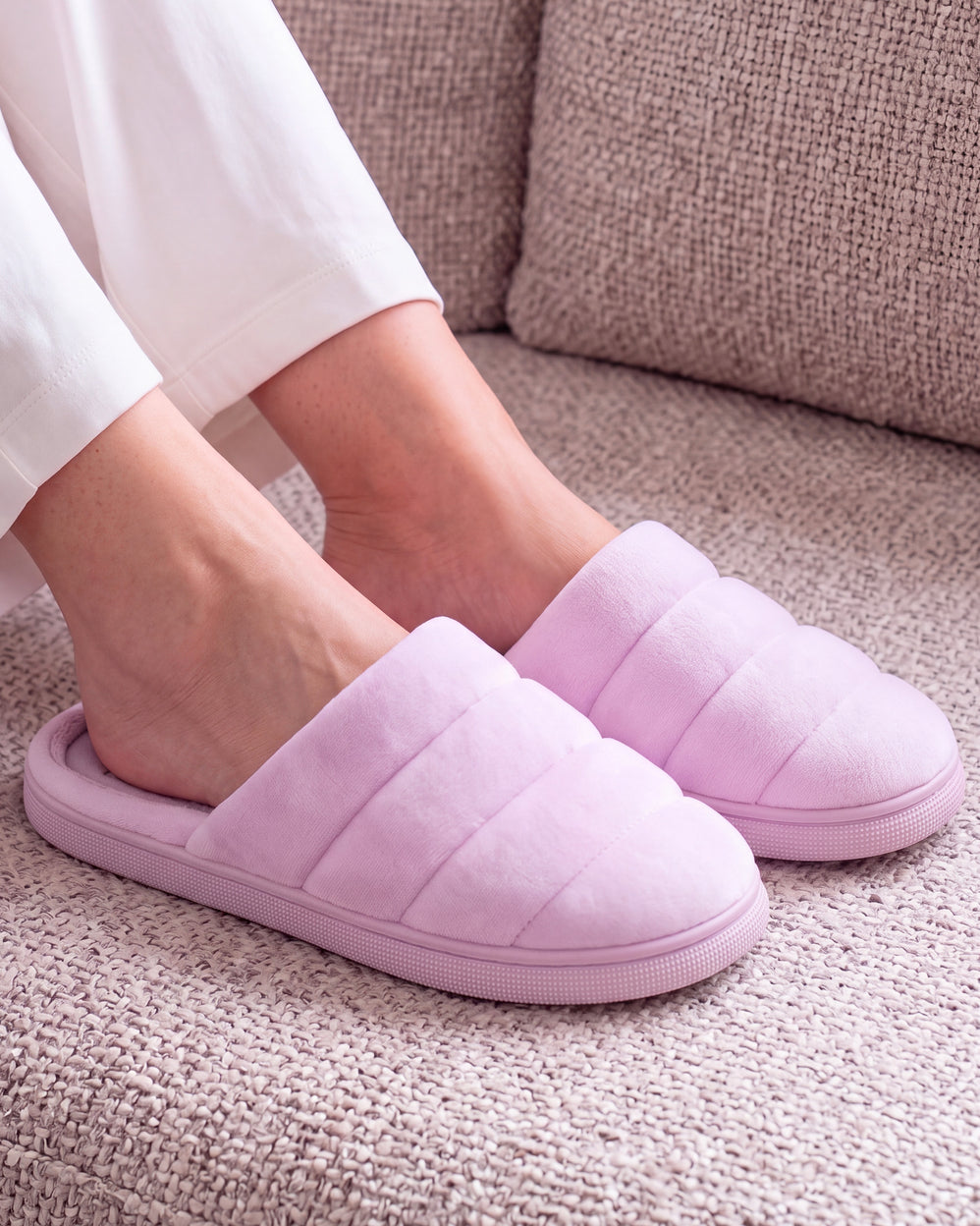 Zapatillas de casa Chinelas BLOUP Mujer Lila - Isotoner