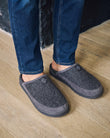 Zapatillas de casa Chinelas Hombre Gris suela dentada