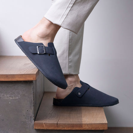 Zuecos mules Hombre Azul marino - Isotoner