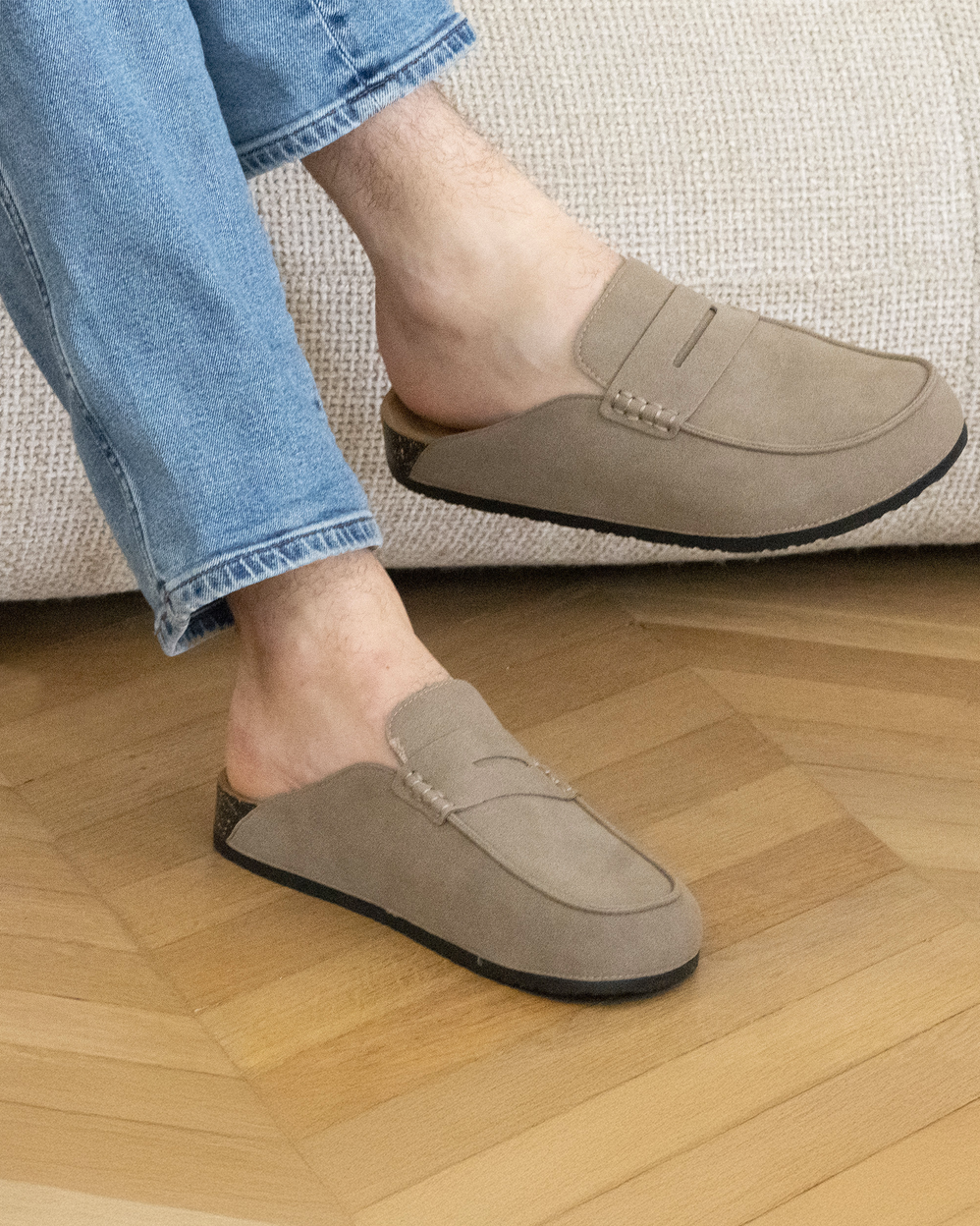 Zuecos Mocasínes Hombre Topo - Isotoner