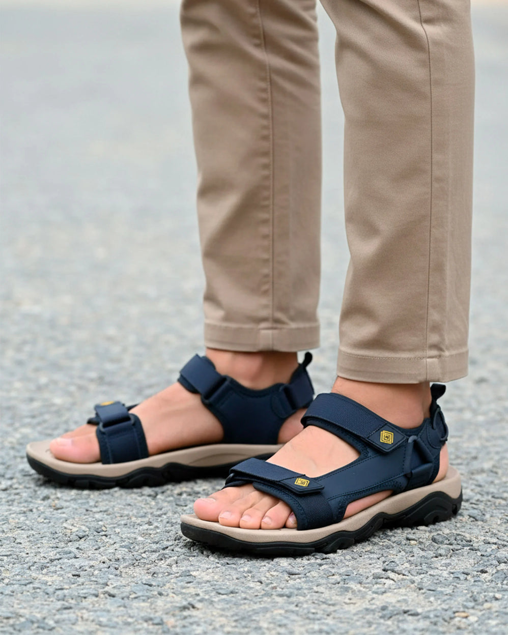 Sandalias Hombre Sport Azul marino - Isotoner