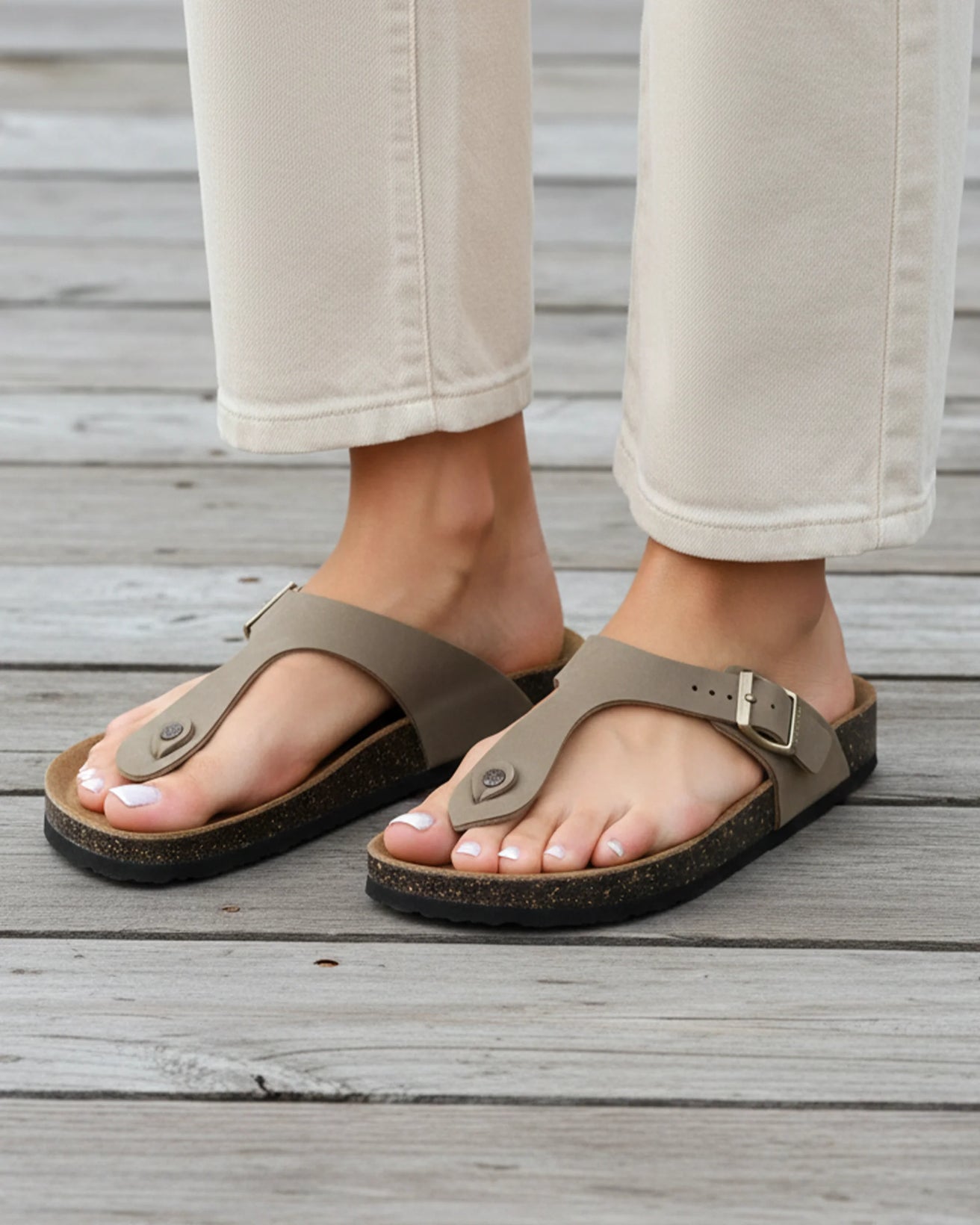 Sandalias chanclas Mujer Topo