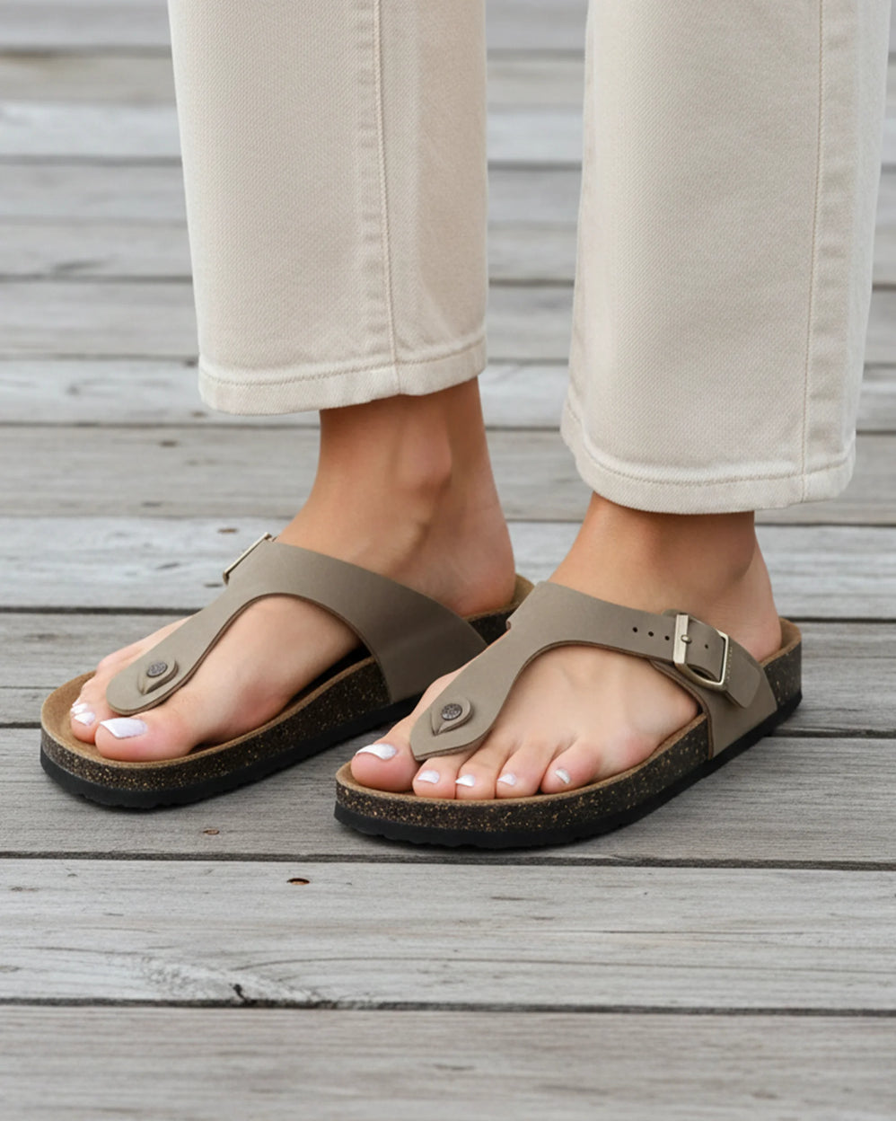 Sandalias chanclas Mujer Topo - Isotoner