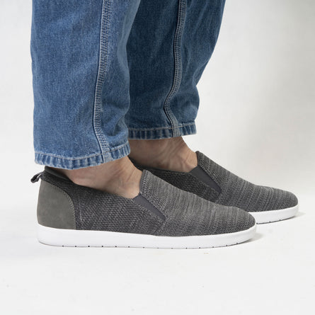 Tenis Hombre slip-on Gris - Isotoner