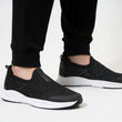 Tenis Mujer slip-on sport Negro Lurex
