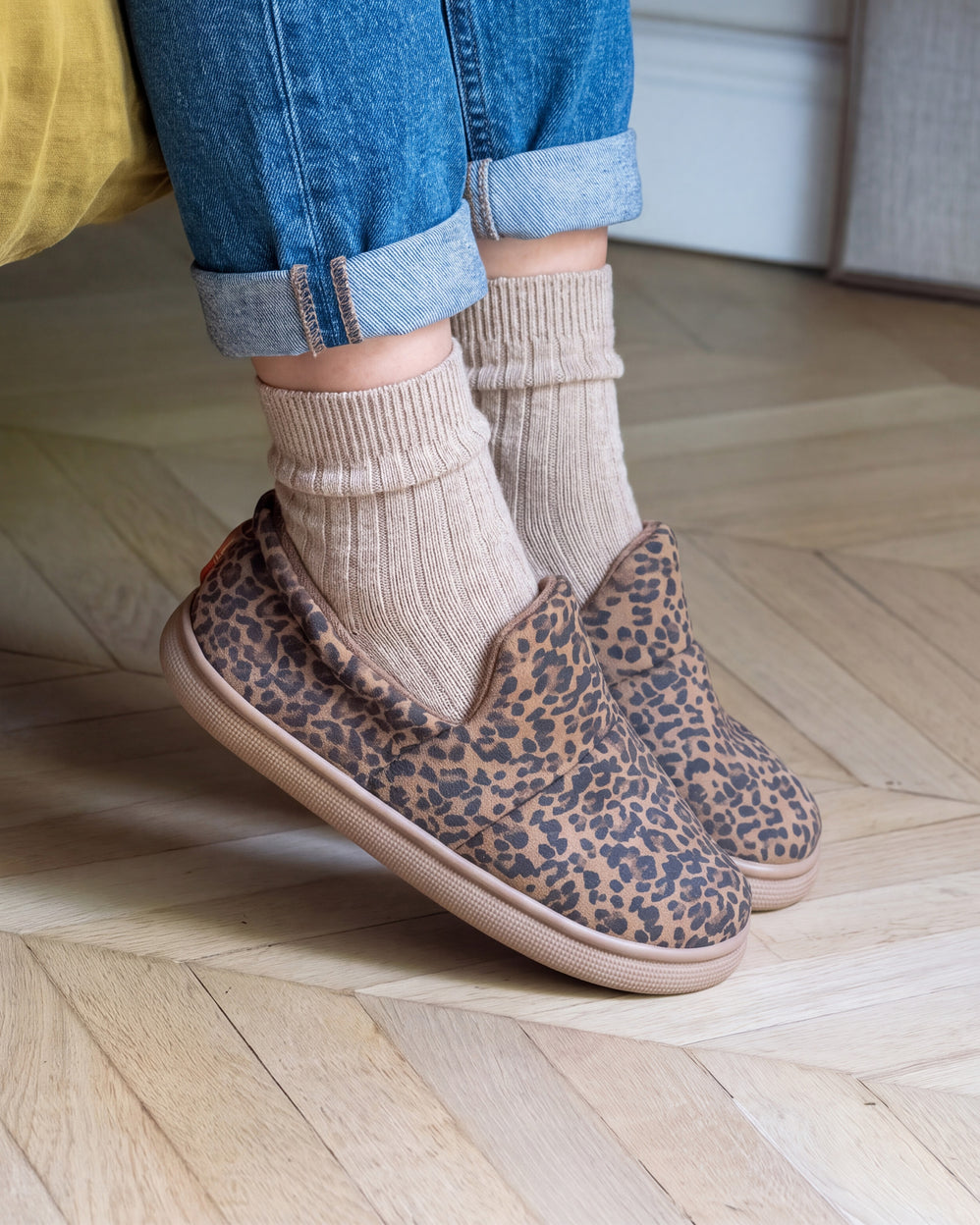 Zapatillas de casa Slippers BLOUP Mujer Leopardo - Isotoner