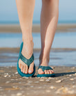 Chanclas Mujer yoga confort Verde pato