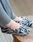 Zapatillas de casa bailarinas 3D Mujer Gato atigrado