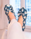 Zapatillas de casa bailarinas Mujer Grande Nudo Tropical