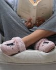 Zapatillas de casa chinelas Mujer Rosa jaspeado