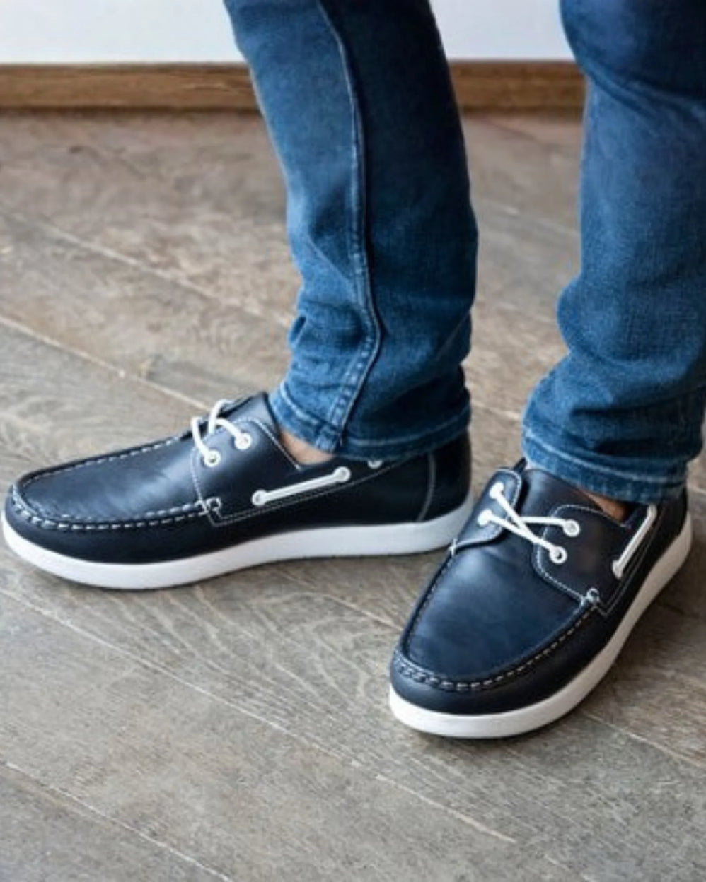 Mocasines Hombre barco Marino - Isotoner