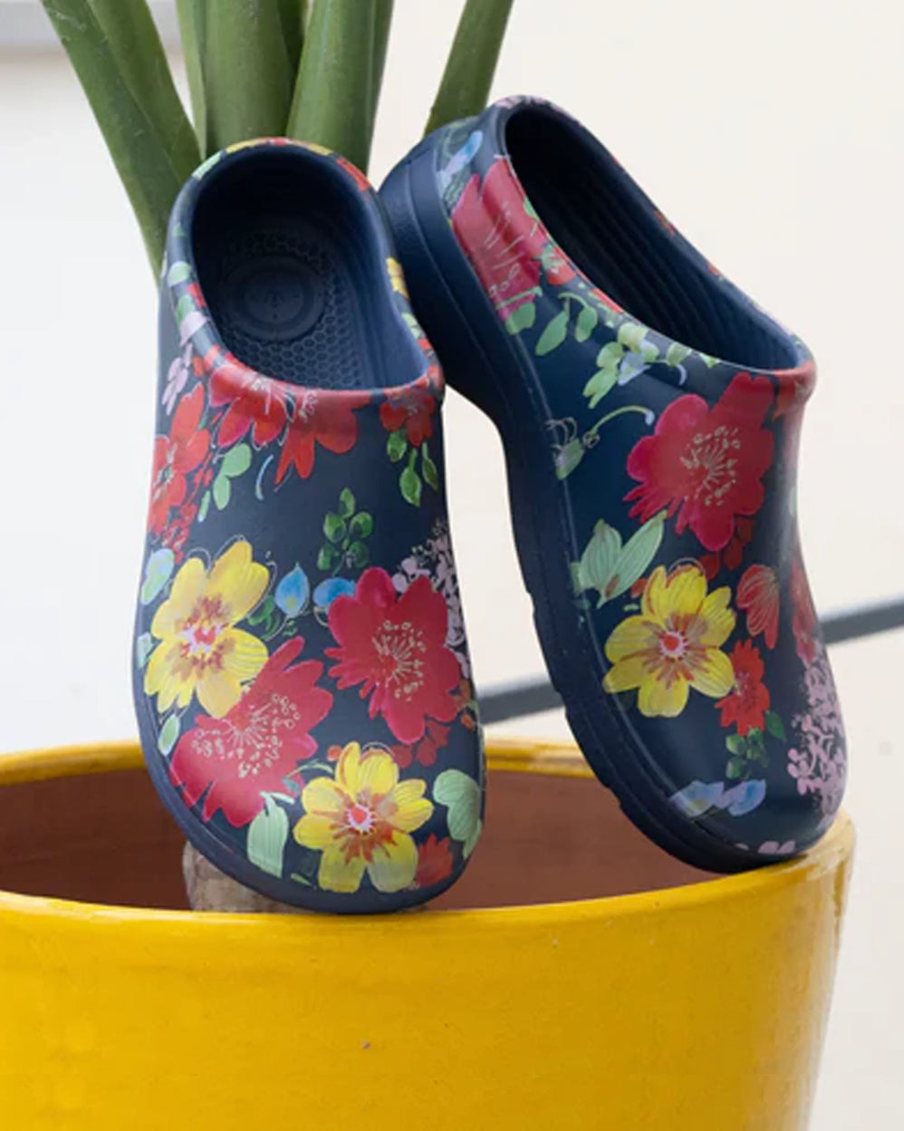 Zuecos de jardín Mujer Flor Marino - Isotoner