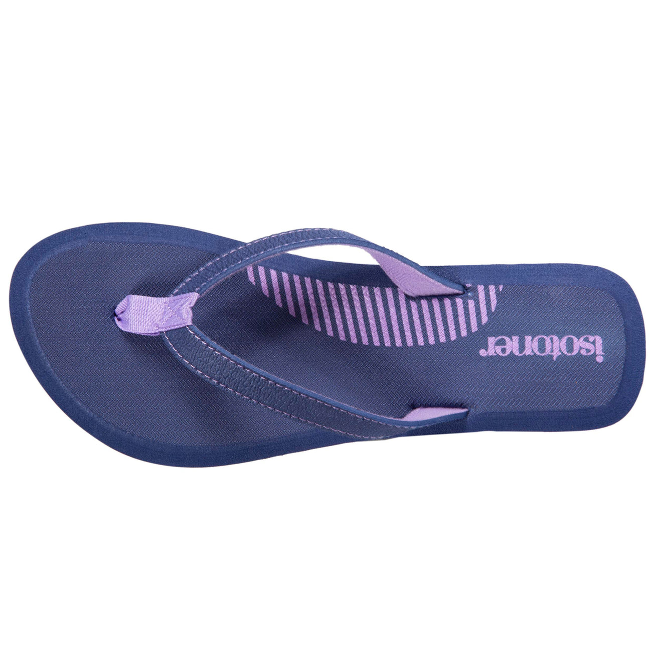 Chanclas Mujer bicolor yoga Marino y Lila