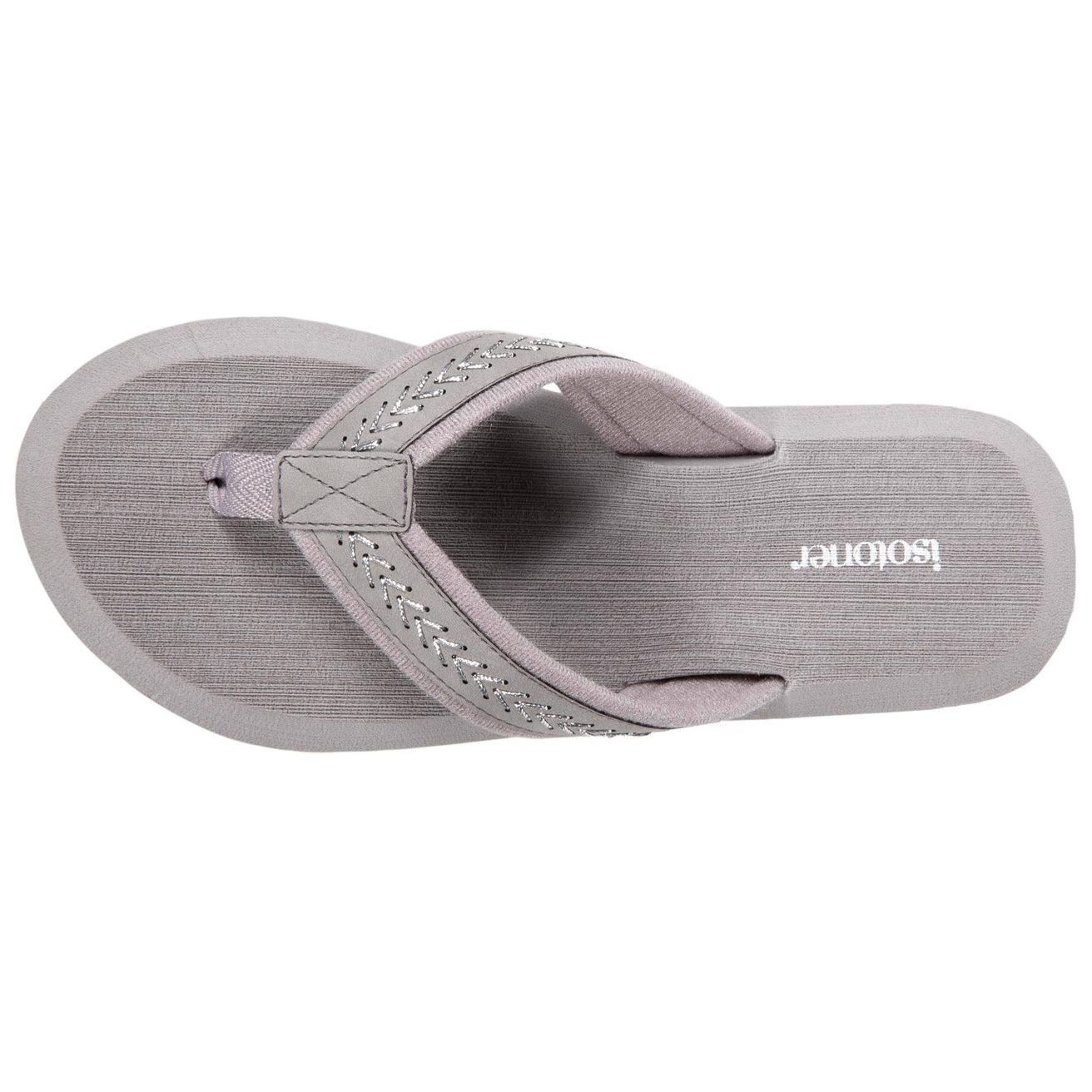 Chanclas Mujer lisas yoga Confort Gris