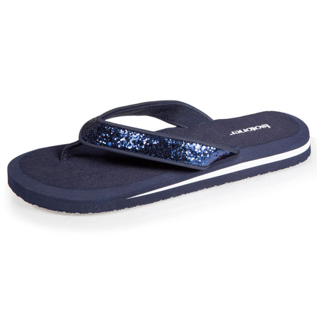 Chanclas Mujer confort YOGA de perlas Marino - Isotoner