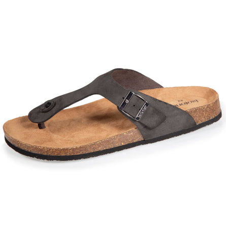 Mules sandalias Hombre Gris - Isotoner