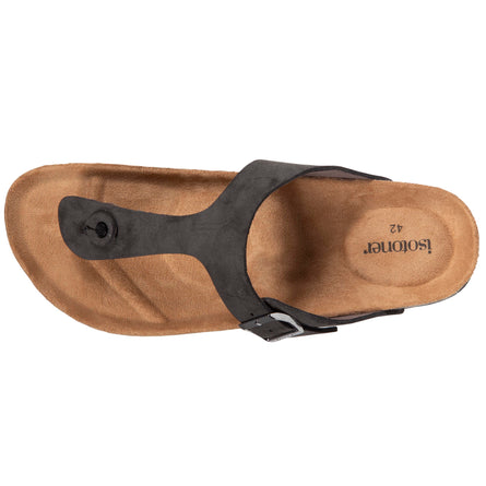 Mules sandalias Hombre Gris - Isotoner