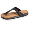 Sandalias chanclas Mujer Metalizado noir Isotoner
