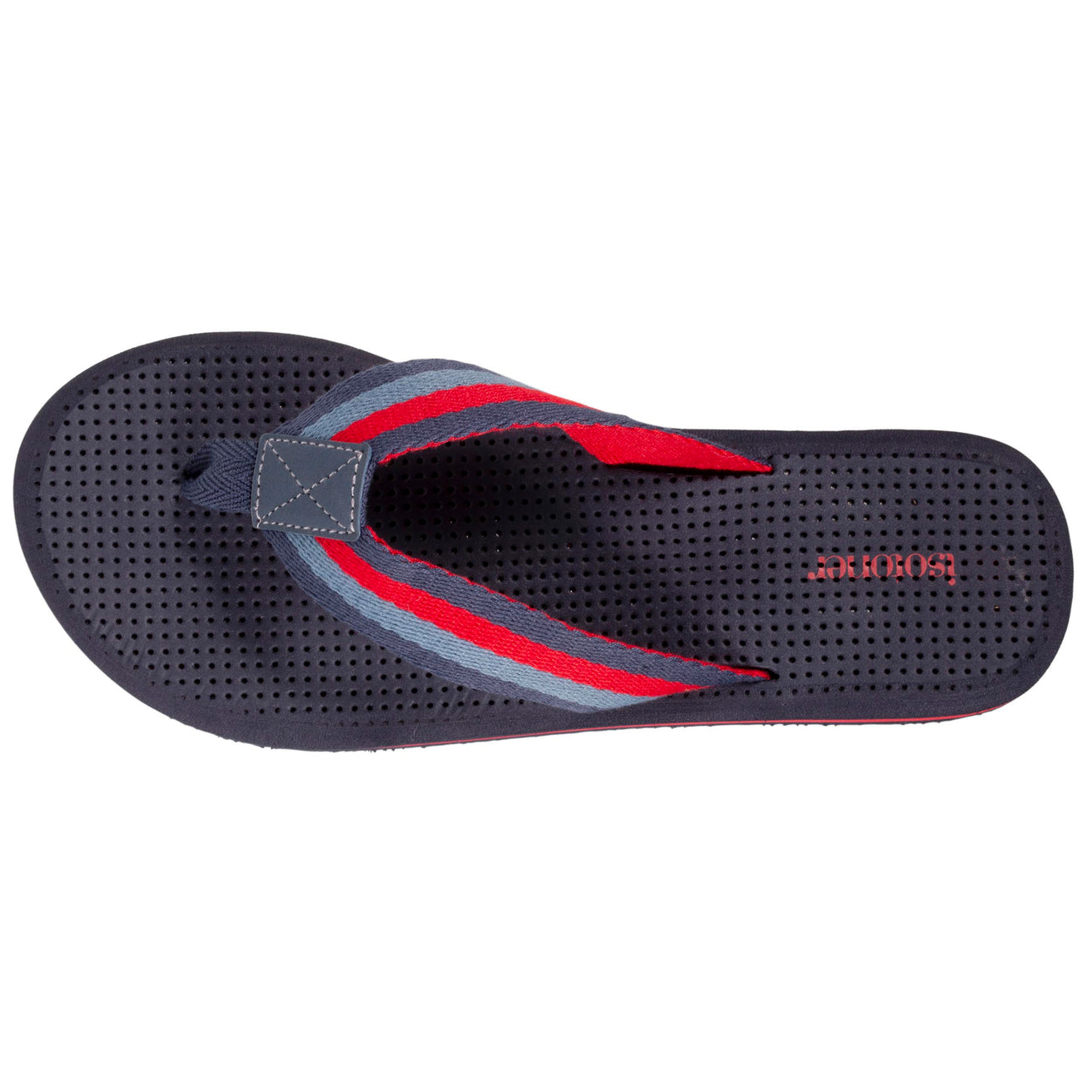 Chanclas correa ancha Hombre rayas Marino