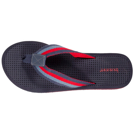 Chanclas correa ancha Hombre rayas Marino - Isotoner