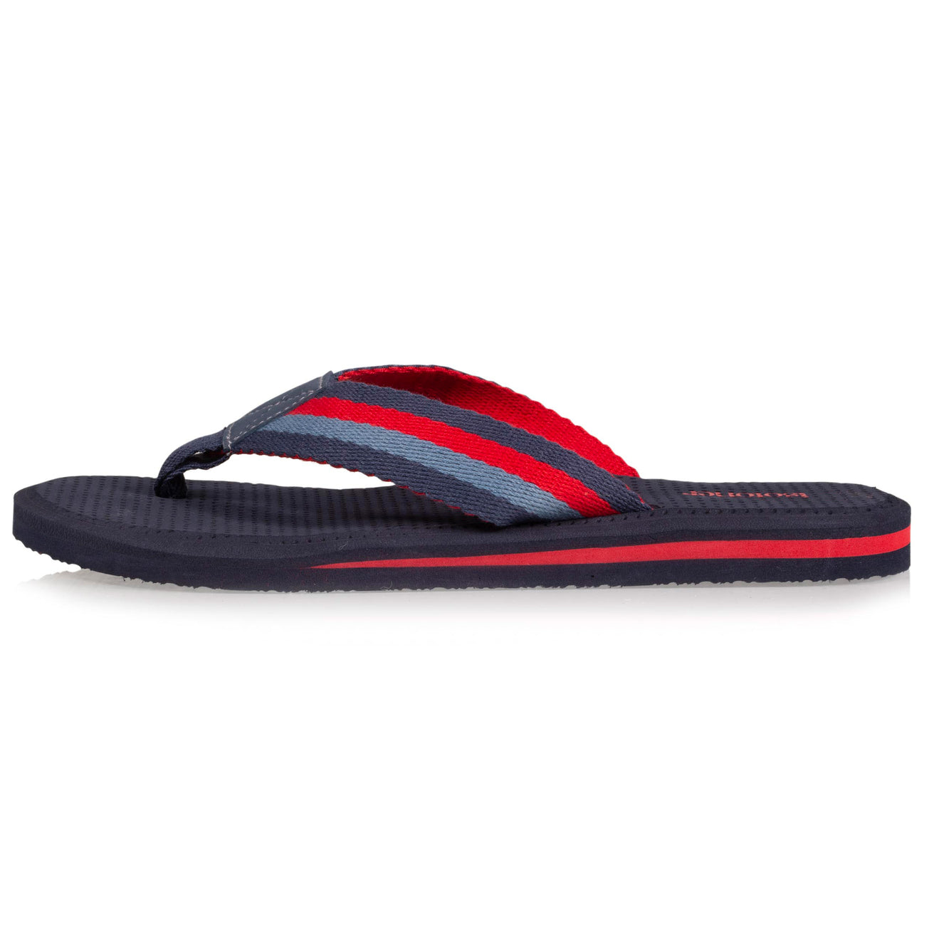 Chanclas correa ancha Hombre rayas Marino