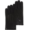 Guantes Hombre cuero/cashmere y seda Marrón noir Isotoner