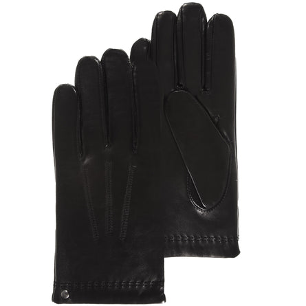 Guantes Hombre cuero/cashmere y seda Negro - Isotoner