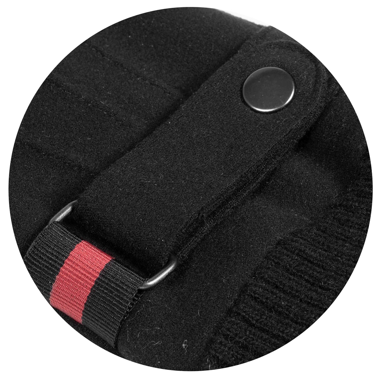Gants Homme tissu microfibre Noir