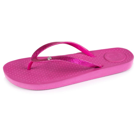 Chanclas Mujer purpurina Fucsia - Isotoner
