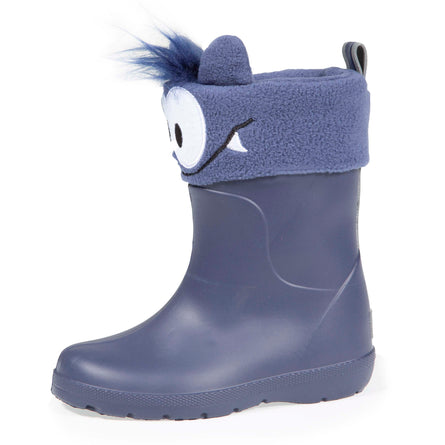 Botas de agua Niños Azul y calcetín de Monstruo - Isotoner