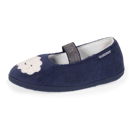 Zapatillas de casa bailarinas Niños Marino - Isotoner