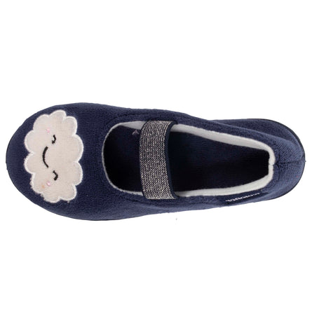 Zapatillas de casa bailarinas Niños Marino - Isotoner