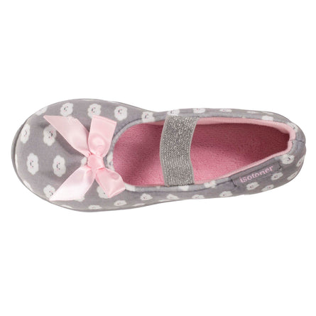 Zapatillas de casa bailarinas Niños Gris Nube - Isotoner