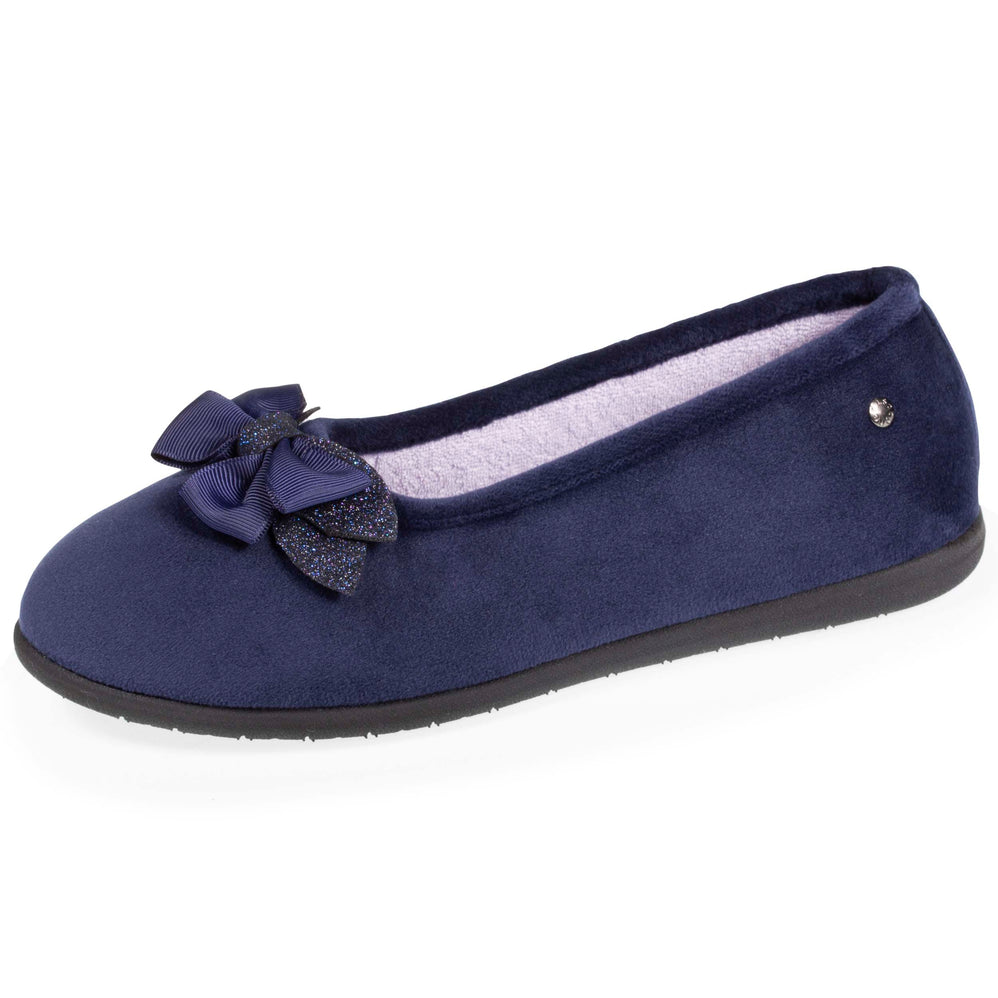 Zapatillas de casa bailarinas Mujer Nudo precioso - Isotoner