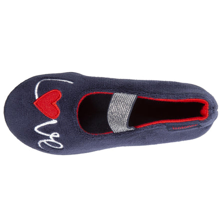 Zapatillas de casa bailarinas Niños Love - Isotoner