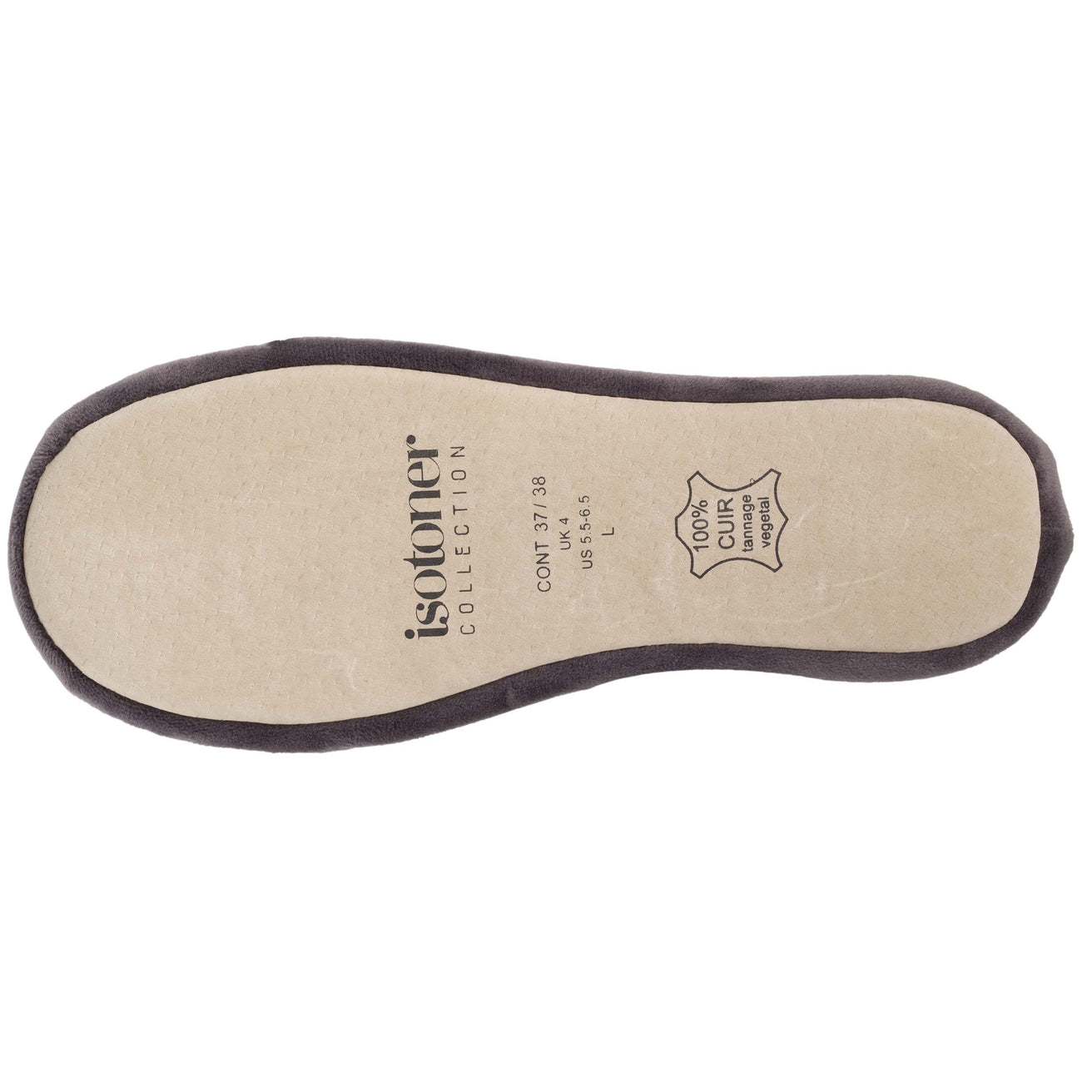Zapatillas de casa bailarinas Mujer Lunares Bordados