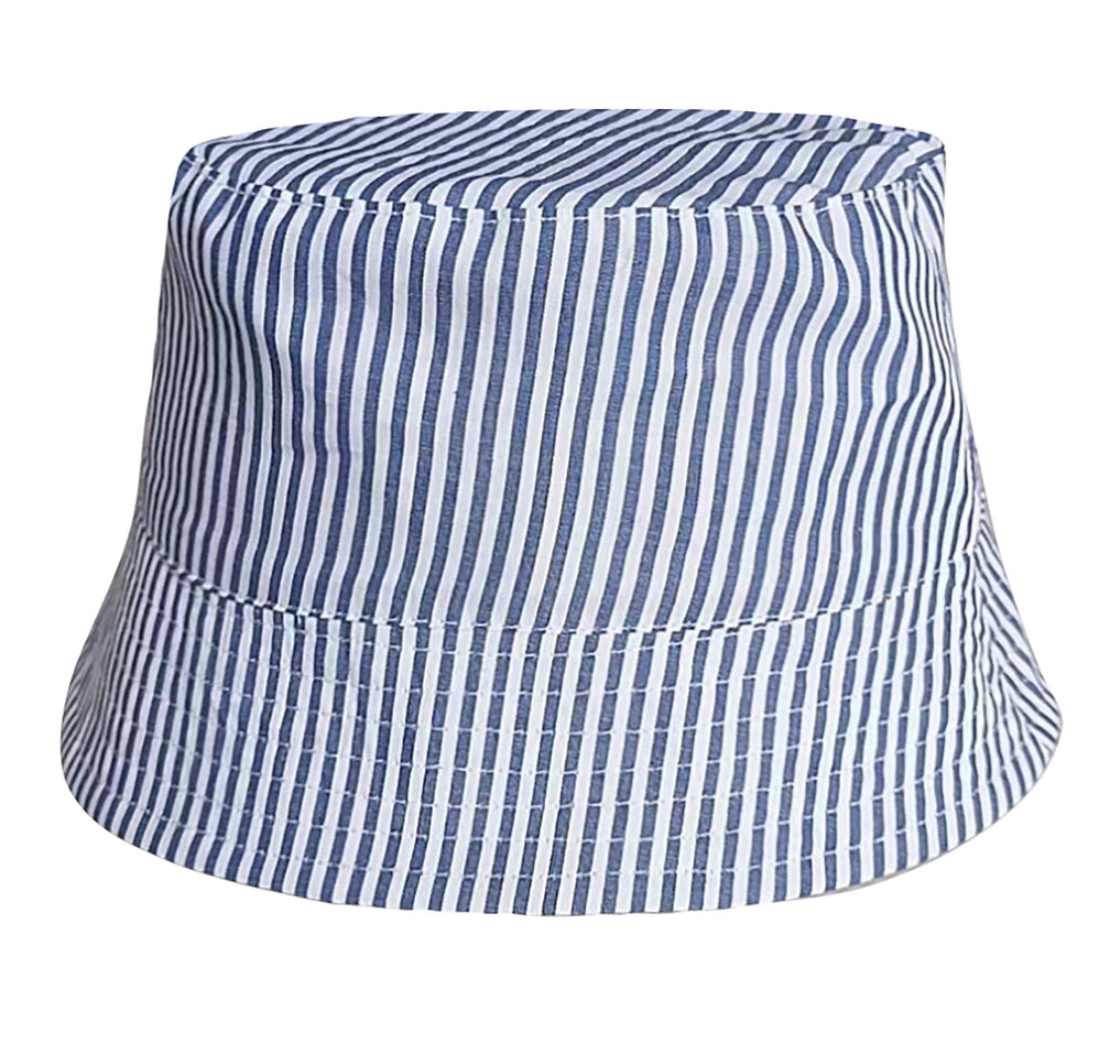 Bob Niños 4-8 años bordado estampado Rayas azules - Isotoner