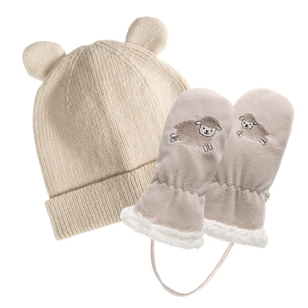Gorro Niños 2/4 años orejas Crema - Isotoner