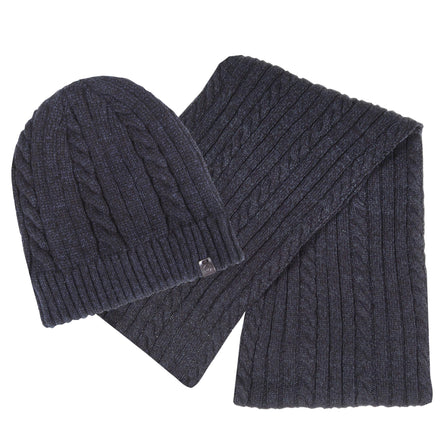 Gorro Hombre trenzas Marino - Isotoner