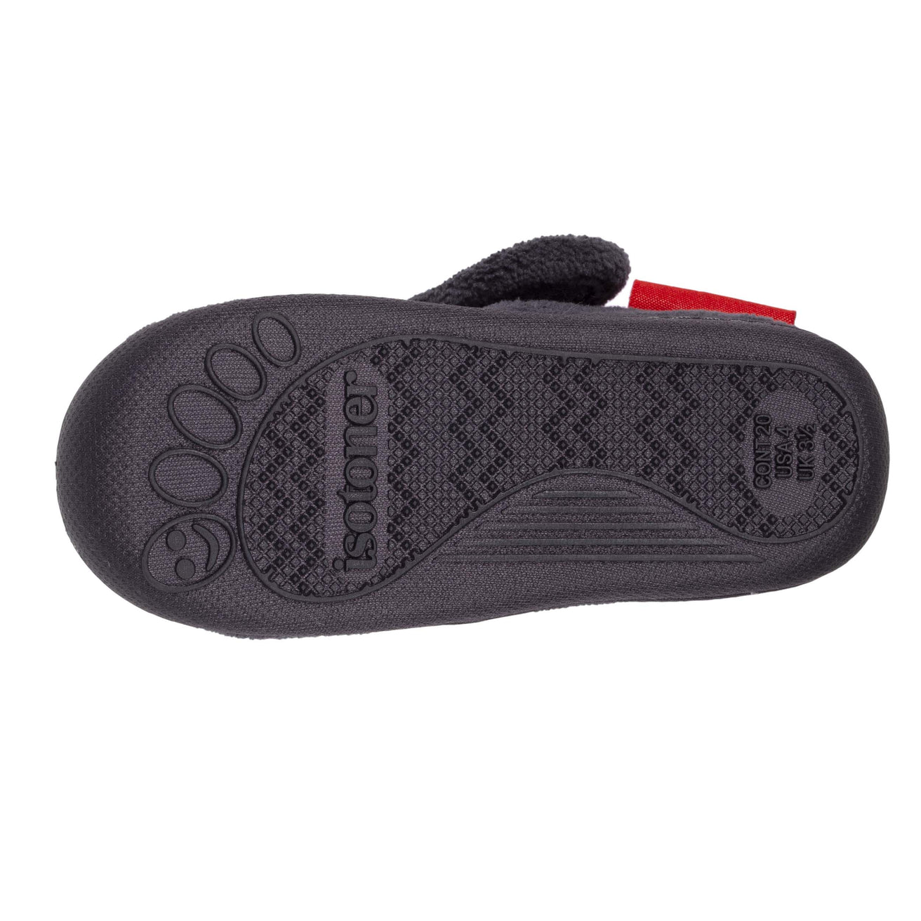 Zapatillas de casa botines bebé velcro Gris