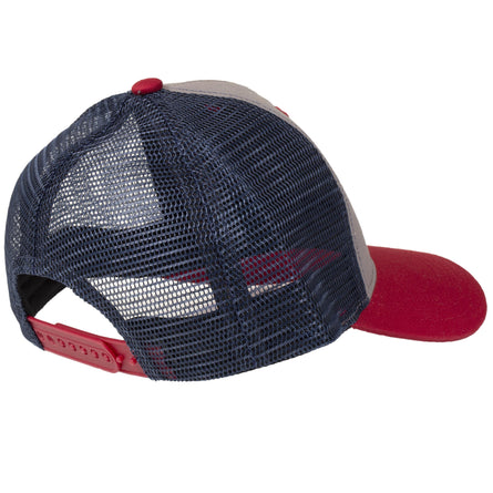 Gorro Niños 4-8 años parche Marino/Rojo - Isotoner