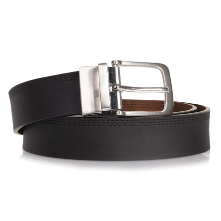 Cinturón Hombre reversible Negro / Marrón - Isotoner