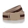 Cinturón Hombre de cuerda Azul bicolor beige/marron - Isotoner