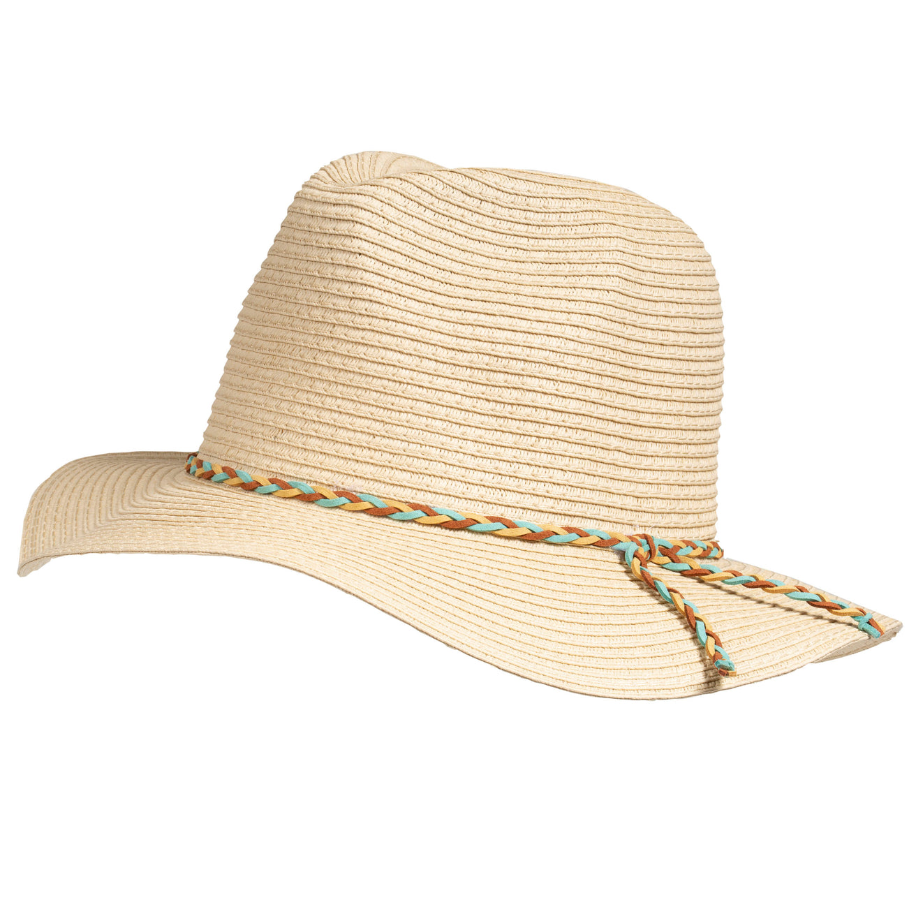 Sombrero Mujer fedora trenzado Multicolor