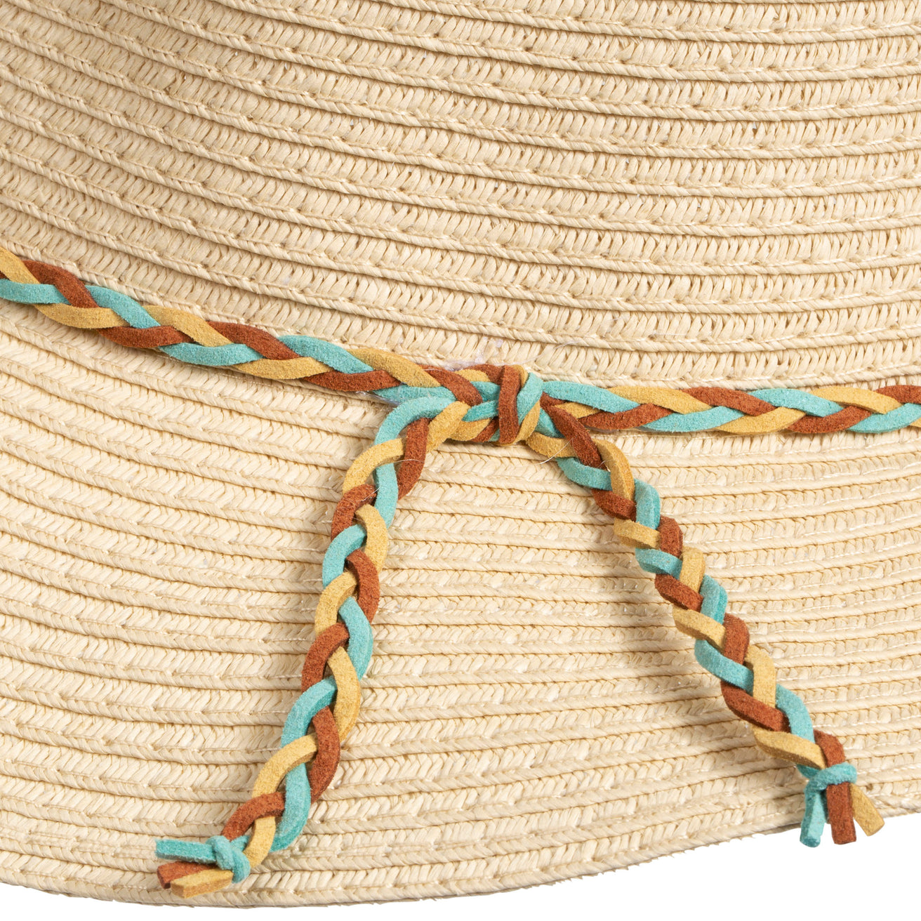 Sombrero Mujer fedora trenzado Multicolor