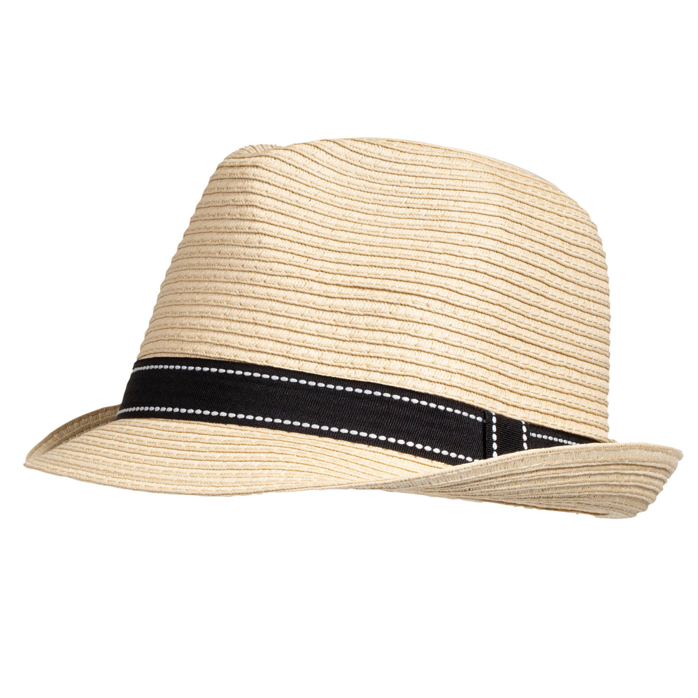Sombrero unisex Trilby banda Negro - Isotoner