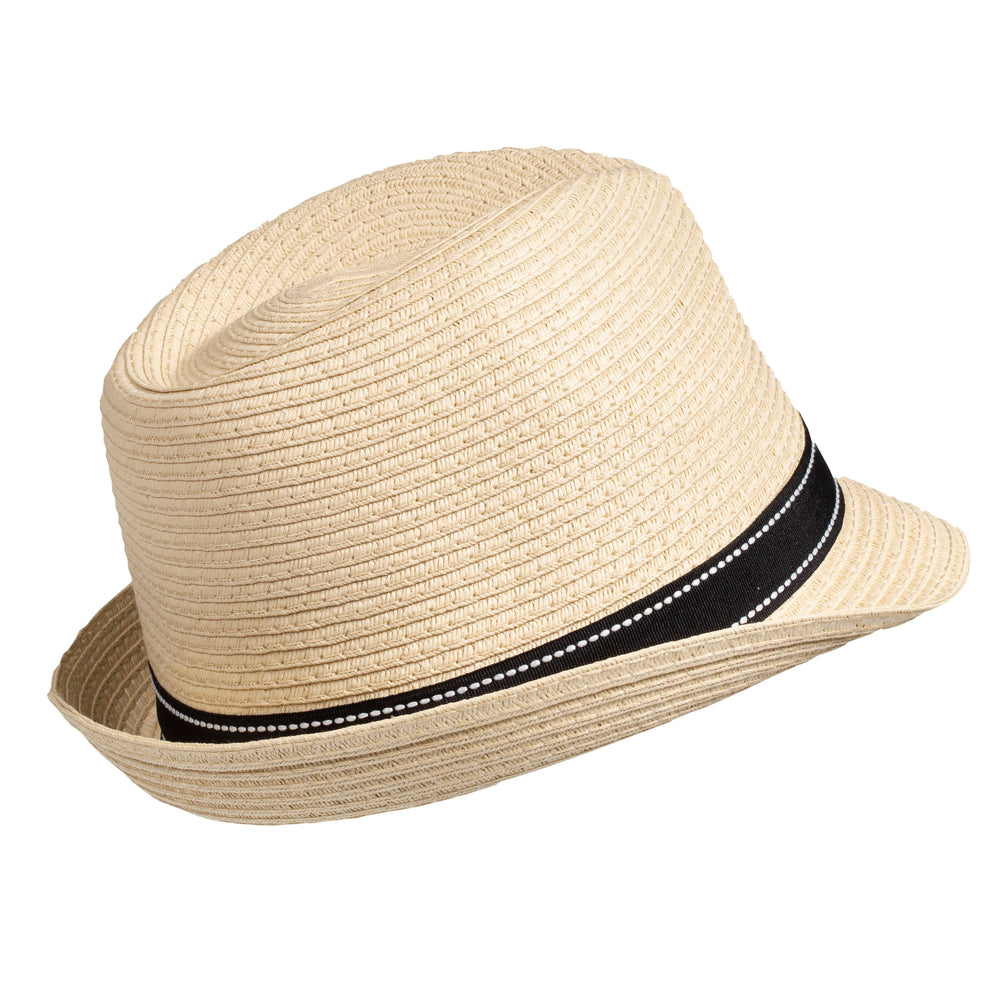 Sombrero unisex Trilby banda Negro - Isotoner