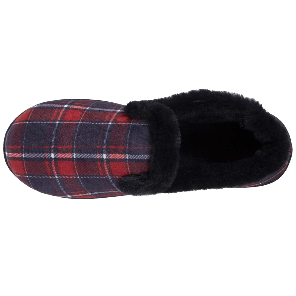 Zapatillas de casa cerradas acolchadas Mujer Tartán - Isotoner