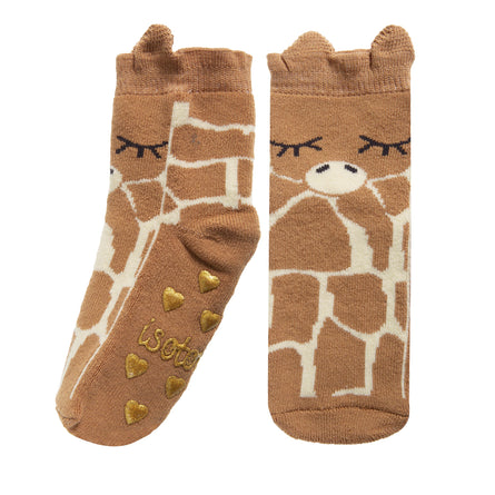 Calcetines antideslizantes Jirafa 1/4 años - Isotoner
