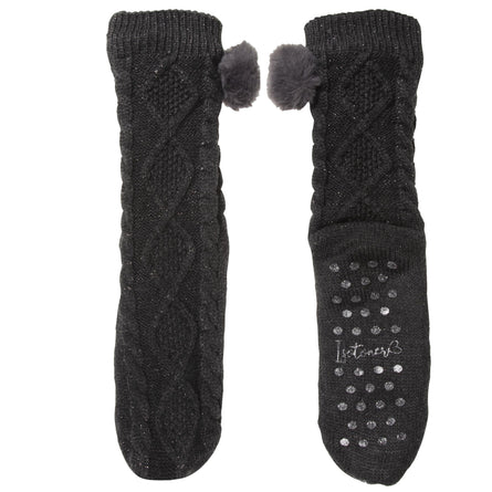 Calcetines Mujer Trenzadas Pompón  - Isotoner